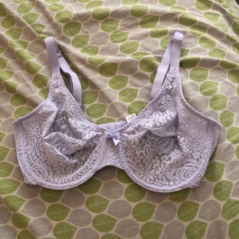 Lavender Lace Unlined Bra